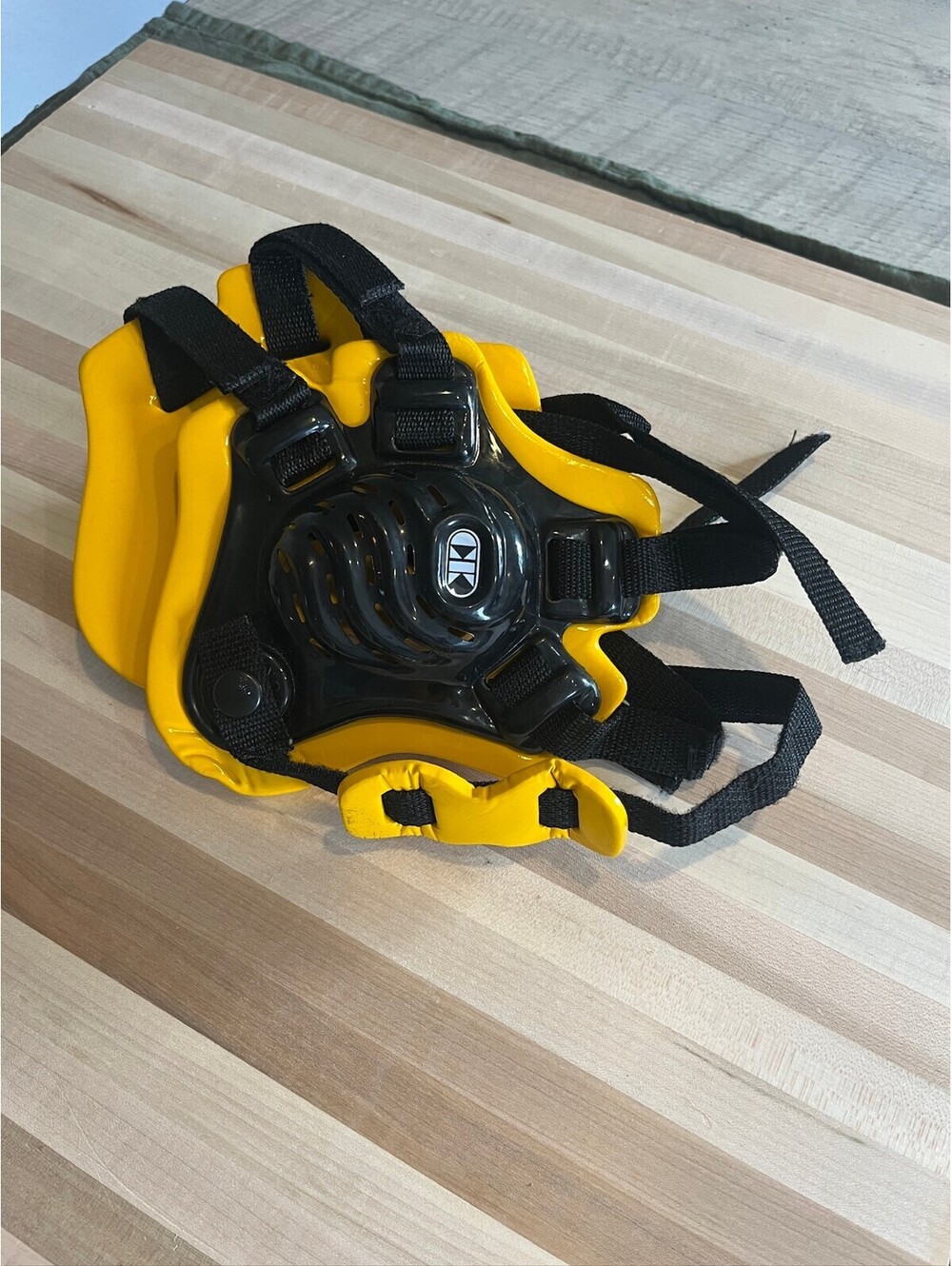 Black and Yellow Snowboard Binding